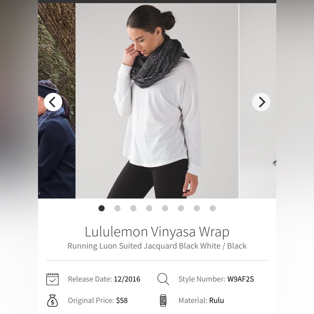 Lululemon Vinyasa Wrap